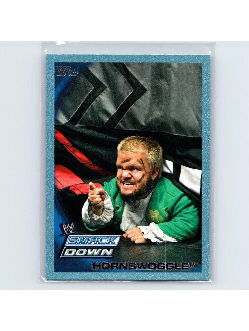 2010 Topps WWE Hornswoggle #44 Blue #/2010